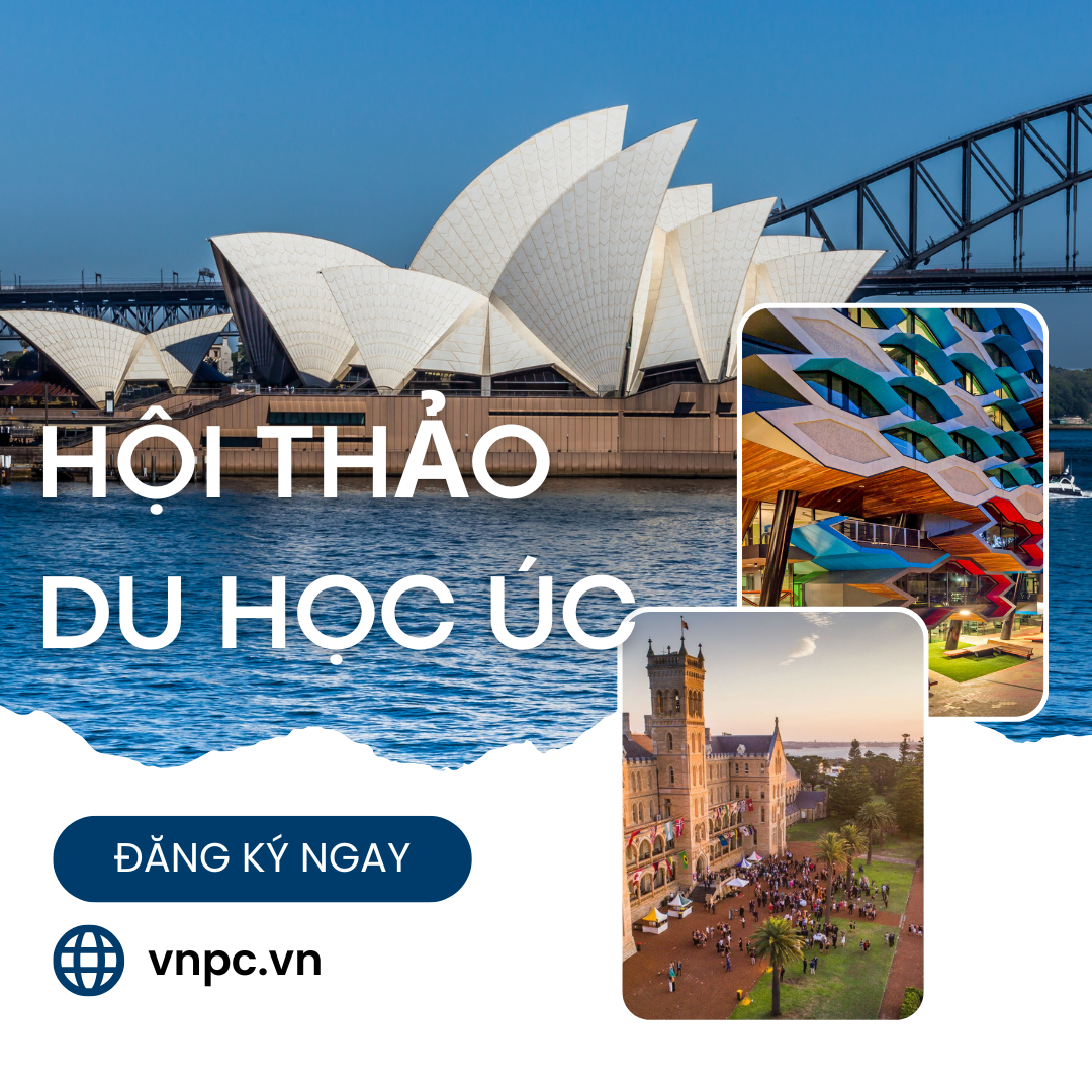 Hội thảo du học Úc tại Ngày hội Du học Toàn cầu tháng 3/2026